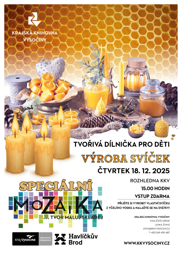 Výroba svíček – speciální Mozaika (foto 1)