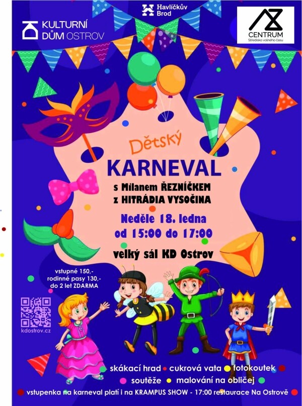 DĚTSKÝ KARNEVAL NA OSTROVĚ (foto 1)