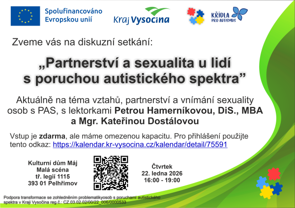 Partnerství a sexualita u lidí s poruchou autistického spektra (foto 1)