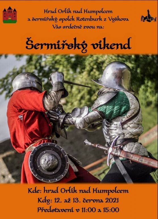 Šermířský víkend na hradě Orlíku (foto 1)