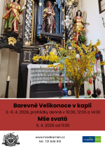 Barevné Velikonoce v kapli Panny Marie Bolestné v Kámeně (foto 2)