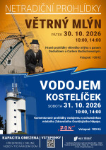 NETRADIČNÍ PROHLÍDKY VĚTRNÉHO MLÝNA A VODOJEMU (foto 2)