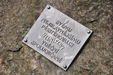 Pamětní deska nejslavnějšího přistěhovalce