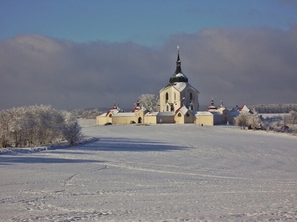 Zimní prohlídky na Zelené hoře ve Žďáru nad Sázavou (foto 1)
